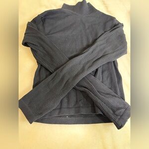 Zara crop top in navy blue Size-XS